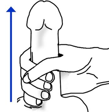 Técnica de masturbación para aumentar un membro
